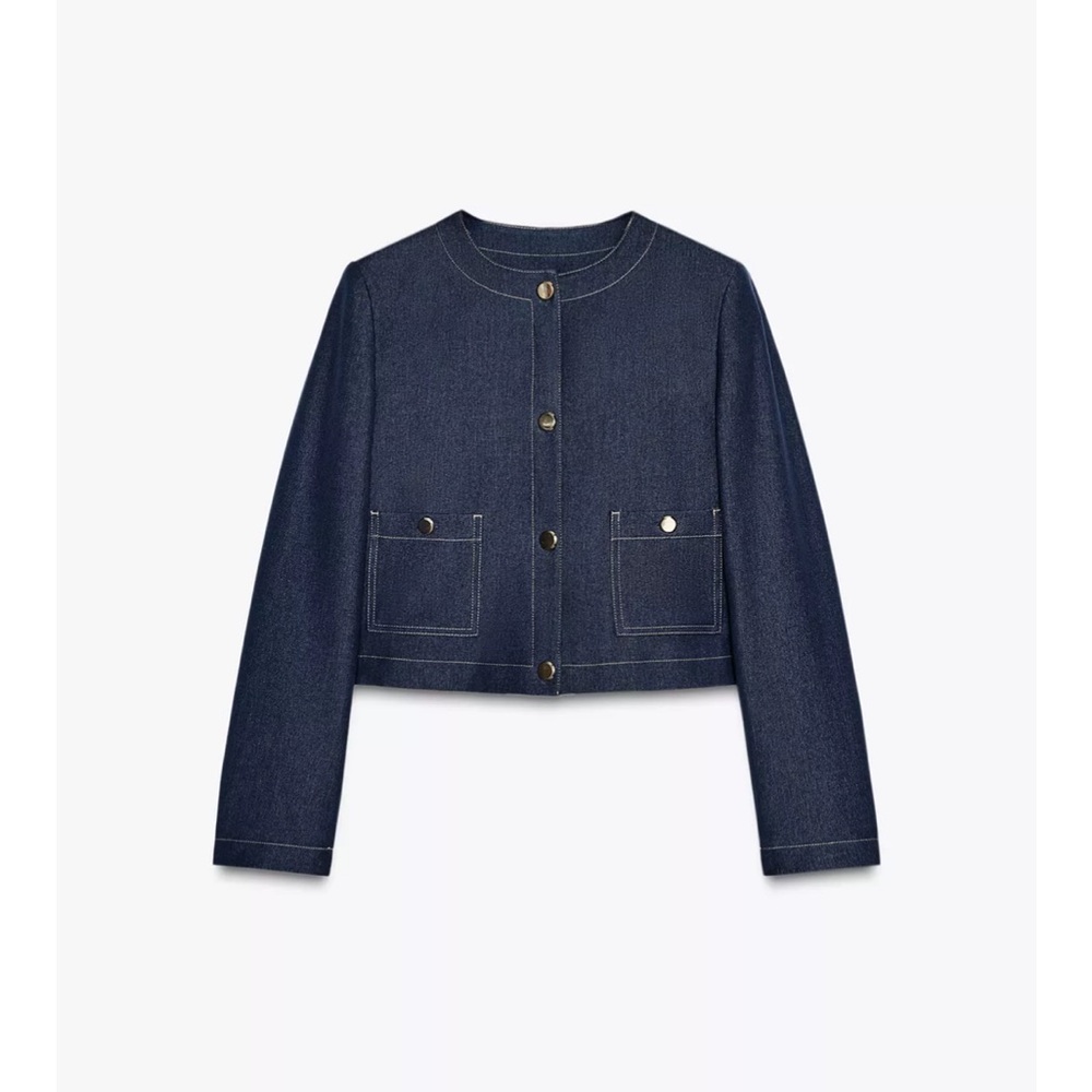 Zara Cropped denim jacket